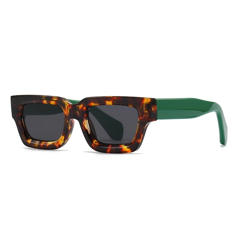 Trendy Onregelmatige Veelhoek Vierkante Zonnebril Dames Heren UV400 Retro Dik Frame Outdoor Mode Reizen Brillen