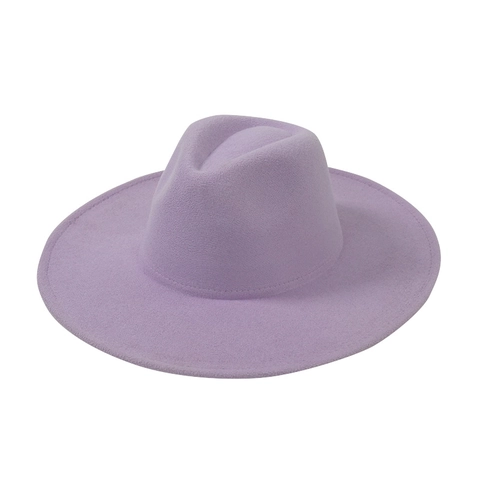 Retro Fedora Hat Wide Brim Solid Color Polyester Felt Vintage Jazz Cap For Men Women Elegant Party Accessory