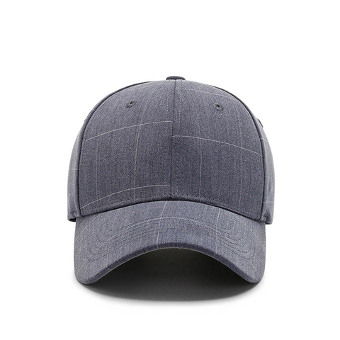 Cotton Plaid Baseball Cap Breathable Sunshade Adjustable Leisure Sports Hat For Men And Women Checkered Pattern