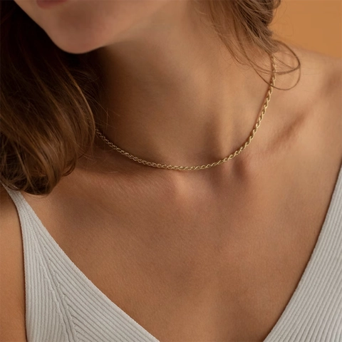 Goud Vergulde Roestvrijstalen Ketting Ketting Vrouwen Mannen Punk Hip Hop Cuban Figaro Snake Box Twist Sieraden Waterdicht