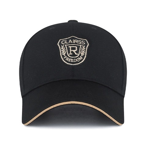 Unisex Baumwolle Baseballkappe Mit Schild Bestickung Logo Verstellbare Metallschnalle Sonnenschutz Vintage Outdoor Hut