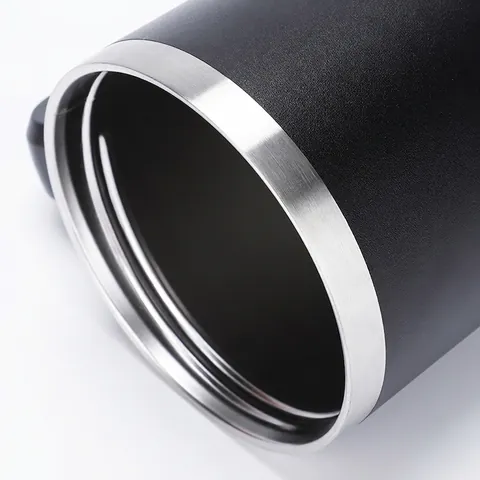 Insulated 304 Stainless Steel Tumbler With Handle And Straw Double Walled Vacuum Car Travel Mug Leak Proof Lid