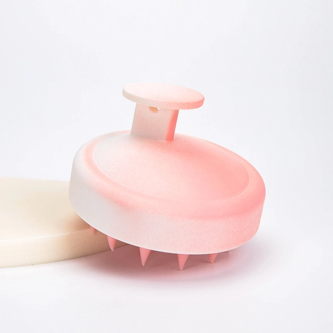 Soft Silicone Scalp Massager Hair Wash Brush Manual Head Massage Comb Gradient Hair Scrubber Deep Cleaning Shower Tool