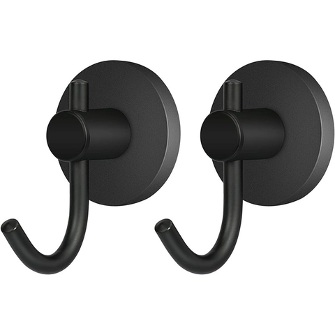 Magnetic Wreath Hanger For Front Door Matte Black Strong Magnet Hooks For Metal Surface Kitchen Tools Organization Modern