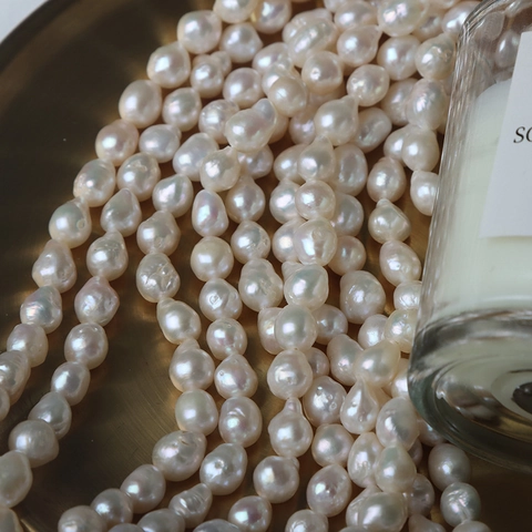 Natuurlijke Zoetwaterparels Barok Onregelmatige Kralen Handgeregen Losse Parels Voor DIY Sieraden Maken Knutselmateriaal Elegante Witte Accessoire