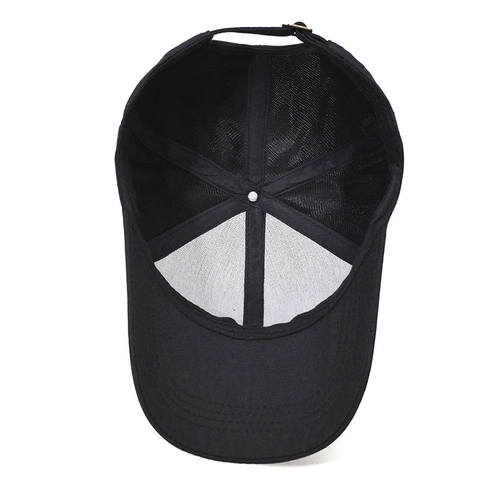 Heren Honkbalpet Verstelbare Zonnehoed Ademend Polyester Gebogen Rand Casual Outdoor Hoofddeksels Met Metalen Gesp