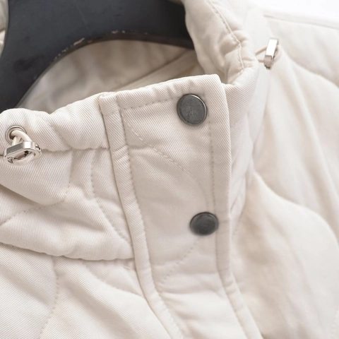 Women Quilted Vest Stand Collar Loose Sleeveless Waistcoat With Drawstring Hem And Pockets Casual Outerwear