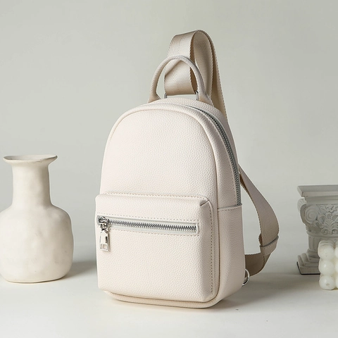 Γυναικεία Μίνι Τσάντα Στήθους Crossbody Δέρμα PU Μικρό Πολυλειτουργικό Σακίδιο Πλάτης Ρυθμιζόμενος Ιμάντας