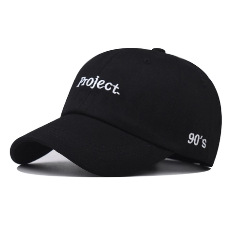 Berretto Da Baseball Ricamato Cotone Regolabile Lettera Project Esterno Vintage Cappello Da Sole Uomo Donna
