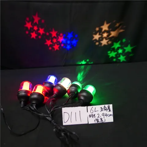 Estacas Jardín Navidad Led Estrella Copo Nieve Caramelo Luces Proyector Exterior Marcadores Camino Césped