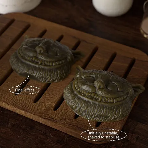 Cat Head Silicone Mold DIY Scented Candle Crafting Gothic Devil Design For Resin Epoxy Casting Handmade Home Ornament
