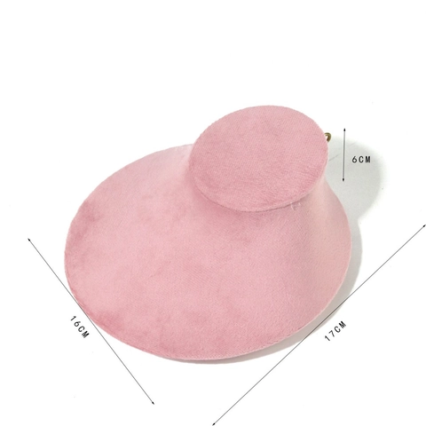 Necklace Display Stand Velvet Bust Shape Jewelry Holder Showcase Photography Prop Soft Flannel Neck Model Organizer