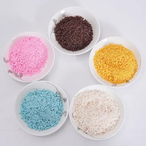 Simulation Chocolate Shavings Nut Granules PVC Artificial Food Props DIY Cake Decoration Realistic Granules Colorful Ornaments