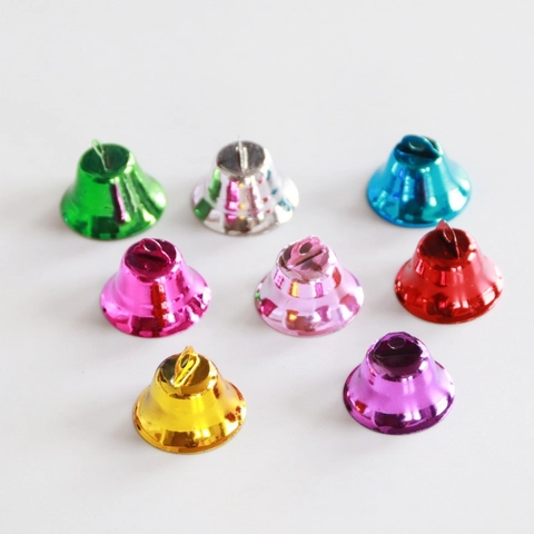 Campanellini In Metallo Colorati Piccolo Pendente In Ferro Forma Tromba Decorativo Per Natale Artigianato DIY Animali