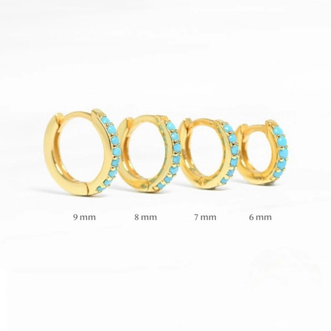 Geometric Round Hoop Earrings With Zircon Copper And 925 Sterling Silver Earring Post Light Luxury Fashion Jewelry