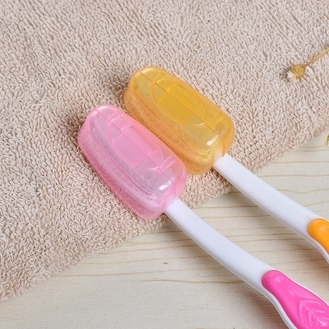 Draagbare Tandenborstelhoesjes PP Plastic Stofdichte Beschermkappen Voor Reizen Thuis Badkamer Kleurrijk Transparant