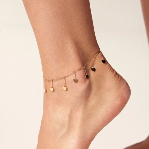 Edelstahl Fußkettchen Mit Herz Schmetterling Stern Anhängern Wasserdicht Mode Schmuck Für Damen