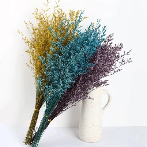 Natural Dried Lovers Grass Flowers Preserved Colorful Plants For Home Wedding Table Decor Floral Arrangement DIY Crafts