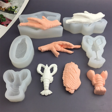 Realistische Hühnerfüße Hummer Flügel Silikonform Für Mousse Kuchen Dekoration DIY Backen Fondant Schokolade Seife