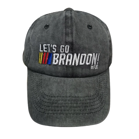 Cappello Da Baseball In Cotone Lavato Retro Lettere Ricamate Motivo Bandiera Cappello Da Sole Distressed Regolabile Outdoor Casual