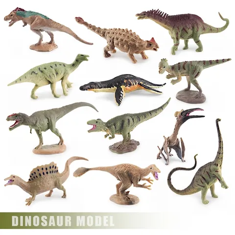 Realistic Dinosaur Models Simulation Ancient Animal Figures Educational PVC Plastic Prehistoric Creature Toy Ornaments