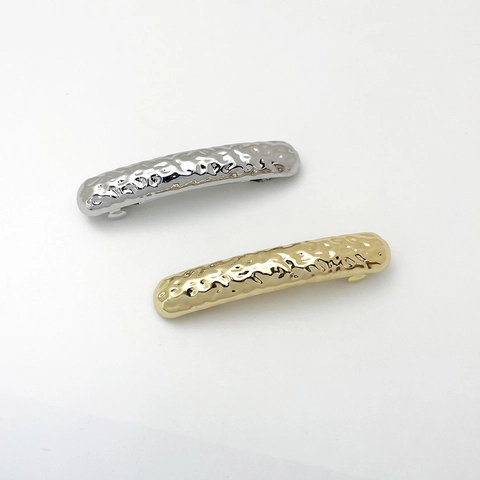 Strukturierte Metalllegierung Haarklammer Minimalistische Feder Barrette Modisches Elegantes Haar Accessoire Für Frauen