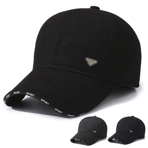 Winter Baseballkappe Für Herren Mit Ohrenschutz Fleecegefüttert Warm Wollwinddicht Outdoor Sport Schirmmütze