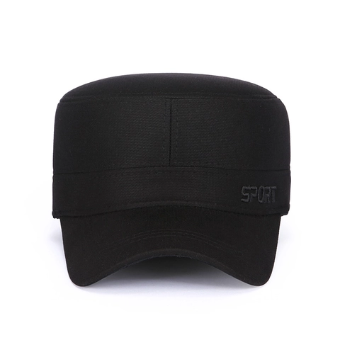 Cappello Cadet In Cotone Da Uomo Inverno Caldo Antivento Militare Berretto Piatto Con Ricamo Sport Regolabile Outdoor