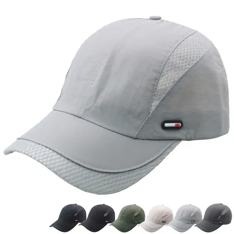 Outdoor Sports Baseball Cap Quick Dry Polyester Mesh Breathable Sun Protection Adjustable Lightweight Sun Hat