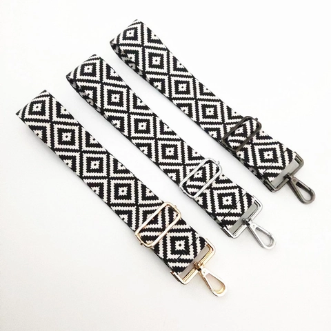 Tracolla Larga Regolabile per Borsa Stile Etnico Bohémien Cinturino di Ricambio per Borse Donna Tracolle Colorate con Stampa Geometrica Accessorio