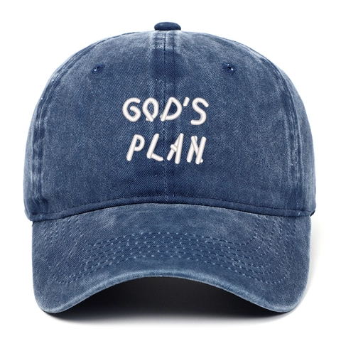 Washed Cotton Baseball Cap Distressed Retro Embroidery Adjustable Sports Hat For Men Women