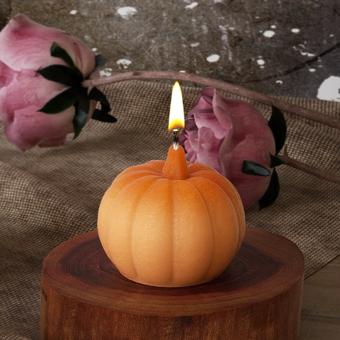 Molde De Silicona De Calabaza 3D Para Hacer Velas DIY Yeso Jabón Artesanía Halloween Decoración Otoño