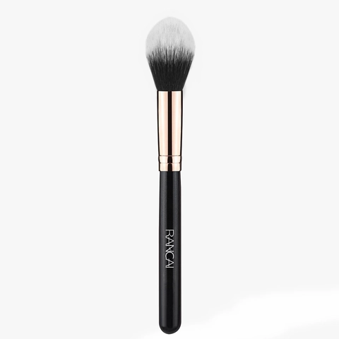 Professional Flame Makeup Brush Soft Synthetic Fiber Cosmetic Brush Wood Handle Highlighter Blush Powder Makeup Tools