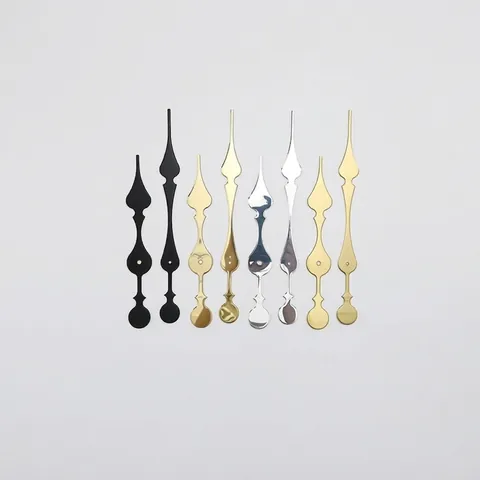 Vintage Spade Style Aluminum Metal Clock Hands DIY Repair Parts For Wall Clocks Replacement