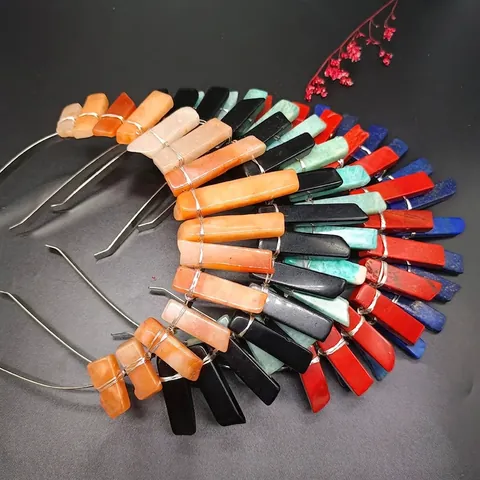Naturkristall Rohstein Krone Stirnband Handgefertigter Draht Gewickelt Bohème Braut Hochzeit Haarschmuck Frauen