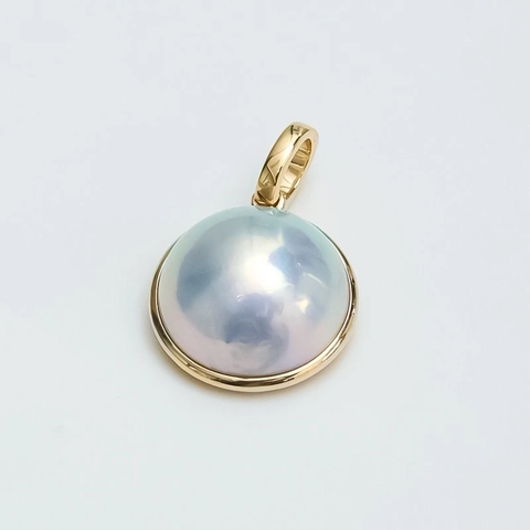 Künstliche Perlenanhänger 18K Vergoldete Legierung Multifunktionaler Verschluss DIY Charm Rund Schmuckzubehör Für Damen