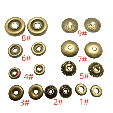 Cuentas Espaciadoras De Aleación De Bronce Antiguo Junta De Platillo Accesorios De Joyería Vintage DIY Pulsera Collar