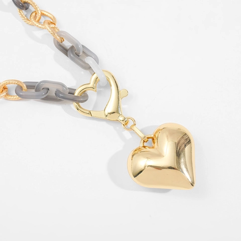 Vintage Roestvrij Stalen Traan Halsketting Met Abalone Schelp Inleg Strass Hanger Goud Zilveren Ketting Vrouwen Sieraden Cadeau
