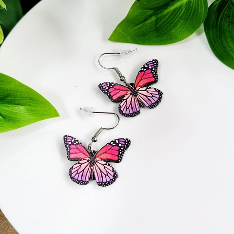 Schmetterlingsflügel Ohrhänger Acryl Simulation Zikadenflügel Elegante Mode Schmuck Für Frauen Braut