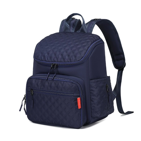 Mochila Para Pañales Gran Capacidad Acolchada Impermeable Viaje Mamá Bolsa Con Bolsillos Térmicos Multifuncional Organizada