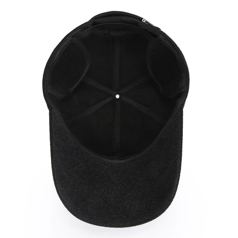 Cappello Da Baseball Invernale In Lana Con Protezione Per Le Orecchie Berretto Sportivo Caldo Da Esterno Regolabile
