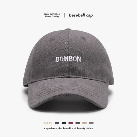 Baseball Cap Baumwolle Buchstaben Stickerei Verstellbar Soft Top Atmungsaktiv Sonnenschutz Lässiger Sonnenhut Herren Damen