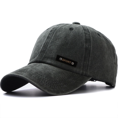Gorra De Béisbol De Algodón Lavado Vintage Ajustable Sombrero De Sol Con Parche Sport Para Hombres Mujeres