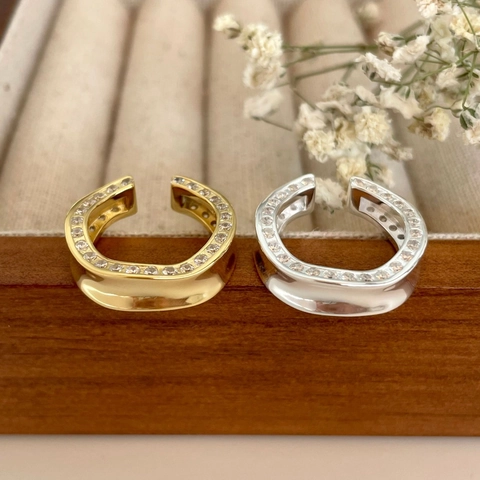 Anello In Argento Sterling 925 Con Zirconi Minimalista Fedina Eternity Gioielli Da Donna Regalo