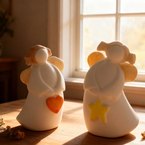 Stampo In Silicone Angelo Ragazza 3D Forma Cuore Stella Per DIY Gesso Resina Epossidica Pasticceria Torta Decorazione Artigianato