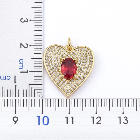 Mode Vintage Herz Anhänger Halskette Für Damen Kupfer Vergoldet Zirkonia Einlage Schlüsselbein Kette Schmuck Geschenk