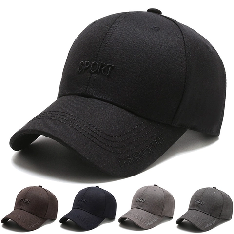 Baseballkappe Herren Sport Bestickt Sonnenschutz Verstellbar Polyester Baumwolle Twill Outdoor Hut Casual