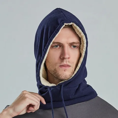 Pasamontañas Mascarilla Invierno Forro Polar Cortavientos Térmico Capucha Calentador De Cuello Para Ciclismo Esquí Hombre