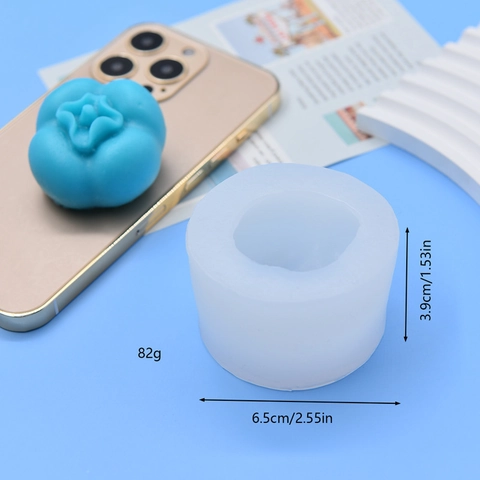 Persimmon Fruit Shape Silicone Mold For DIY Handmade Candle Soap Resin Casting 3D Creative Craft Making Tool