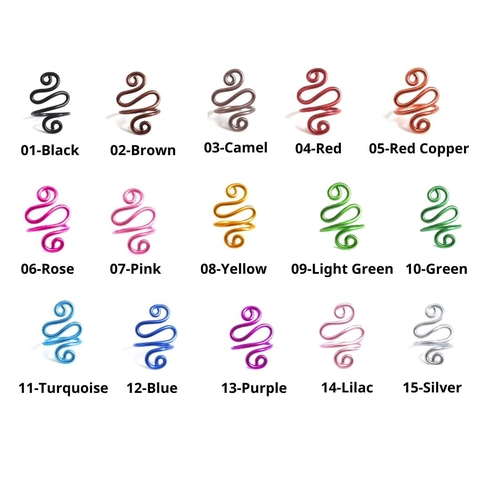 Anello Per Uncinetto Guida Filato Metallo Regolabile Forma Di Serpente Attorcigliato Strumento Per Maglia Anello Per Progetti Uncinetto Accessori DIY